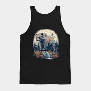 Forest bear Tank Top